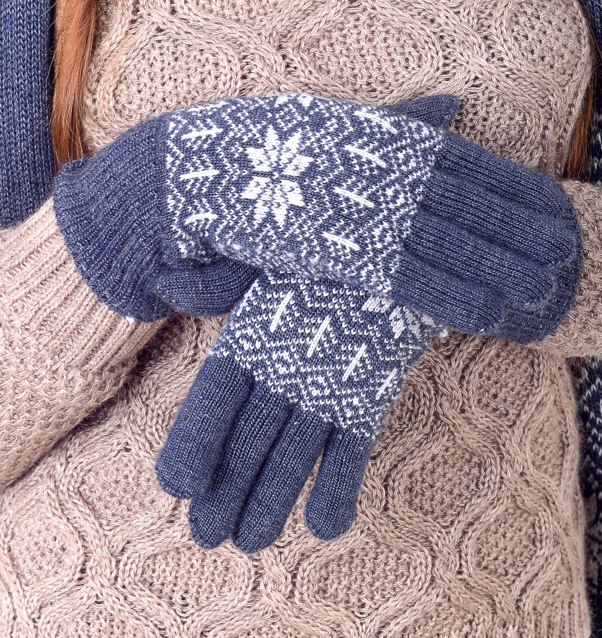Перчатки теплые зимние 0064Н, Фото №1 - natalka.ua