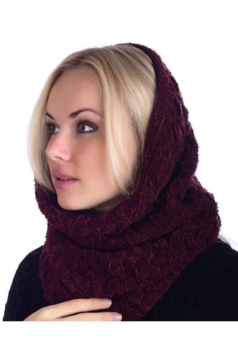 Снуд Лаура букле бордо